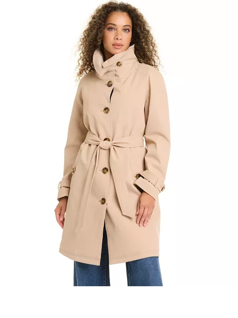 Kate Spade Funnel Neck Trench Coat